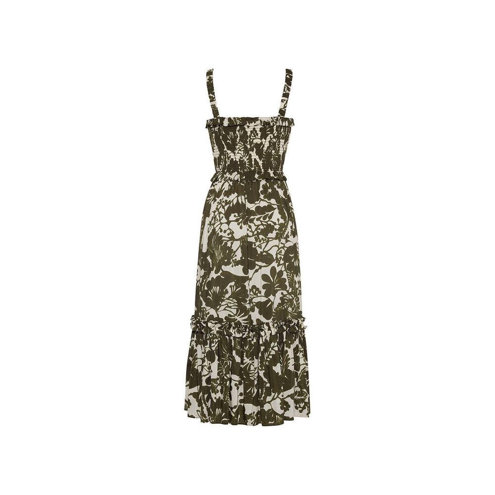 Cara Cara Brenda Printed Dress - S - Olive Mill Reef - Picture 2 of 4
